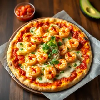 Baja Shrimp Pizza