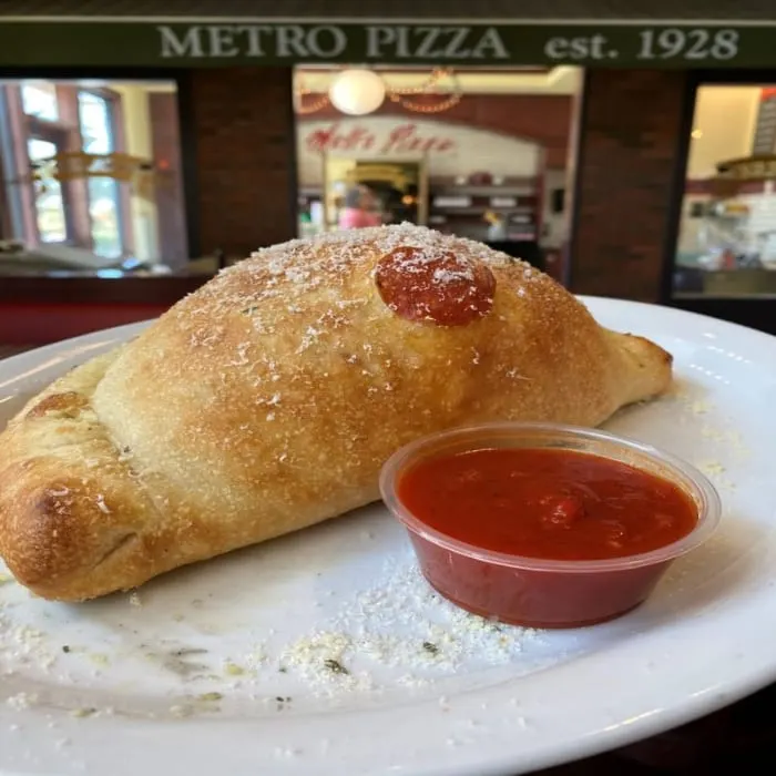 Chicken Herb Calzone.